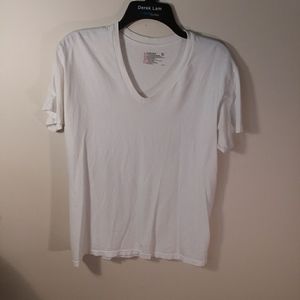 AA561 HANES ComfortSoft. Tee, white, med